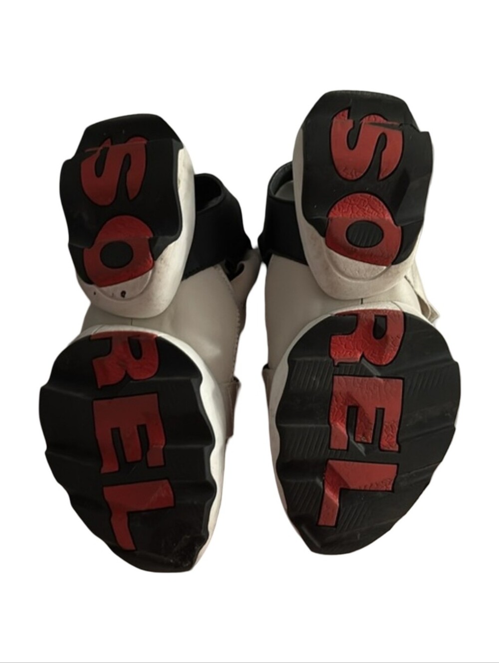 Sorel Kinetic Impact Women's White and Black Strappy Sport Sandals - Picture 6 of 7